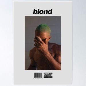 Frank Ocean, Blond Ultra HD Poster Size 12x16 in